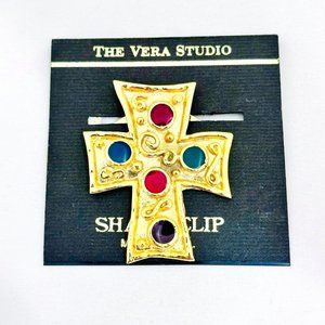 The Vera Vintage Studio Shawl Clip - New on Card (NOS)
